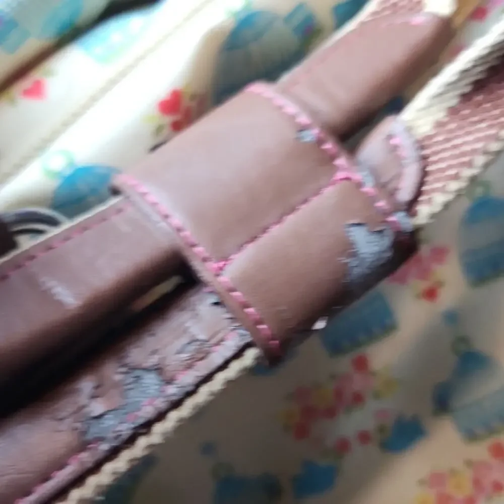 PINK LINING | Yummy Mummy Cream and Brown‎ Floral Blue Birds Baby Diaper Bag